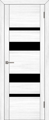 Дверь межкомнатная UniLine 30013 экошпон капучино велюр остекленная