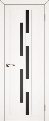 Дверь межкомнатная LIGHT 2198 экошпон шоко велюр остекленная