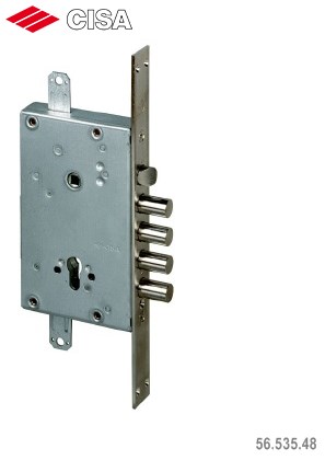 Корпус Cisa (Чиза) врезного замка с защёлкой REVOLUTION PRO 56.535.48 (тех. упаковка)