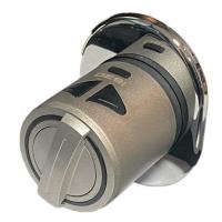 Utopic Deadbolt - Замок невидимка - Серебро - Овальное, хром блестящий - 6