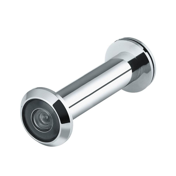 Глазок Ajax (Аякс) дверной, оптика пластик DV-4/70-125 CP хром (кратно коробке 30 шт)