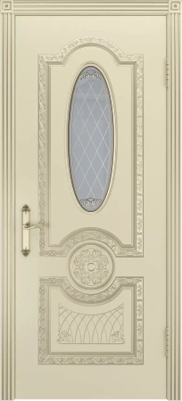 Межкомнатная дверь «Гармония ДО» 2000 x 600 slonovayakostspatinoybeloezoloto
