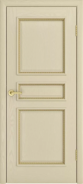 Межкомнатная дверь «Голд-3 ДГ» 2000 x 600 Крем