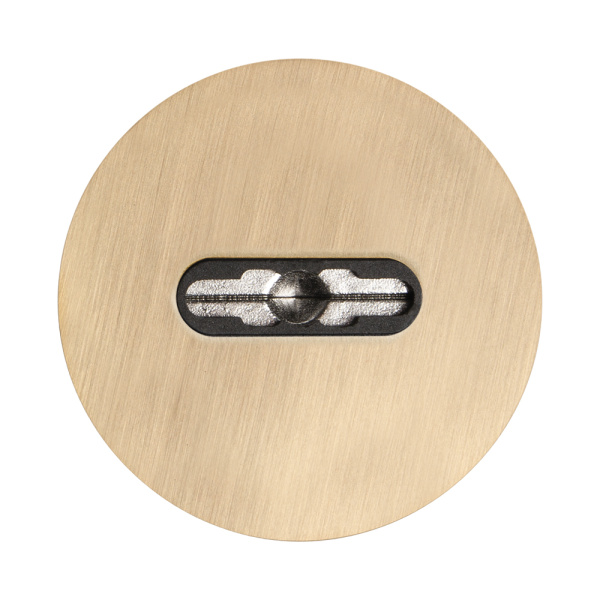 Накладка Fuaro (Фуаро) на сувальдный замок ESC.S-auto.RLR/R.486 SSG-39 сатинированное золото (1шт.)