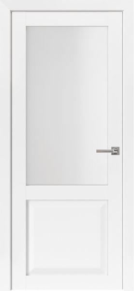 Дверь межкомнатная Неоклассика 82002 покрытие soft touch 600x2000 Белый