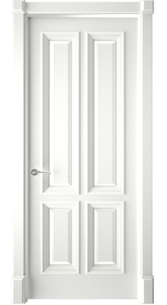 Дверь межкомнатная Санремо эмаль и лак 600x2000 Emal Belaya