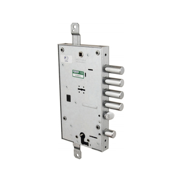 Замок Mottura (Моттура) врезной двухсистемный 54.797-D (правый) (без накладок), ключ 60 мм