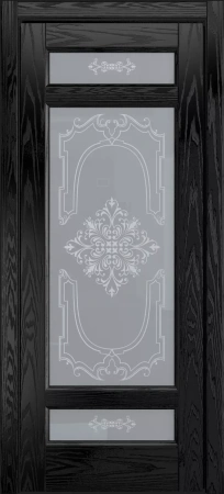 Межкомнатная дверь «Клариса ДО» 2000 x 600 Неро