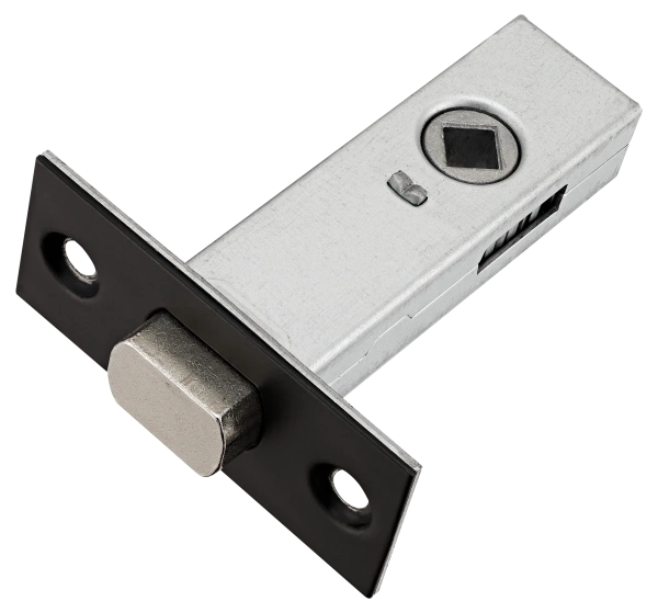 Защелка межкомнатная B6-45 BL,врезная, цвет черный