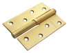 Петля карточная разъемная MSD 100X70X2.5 SG L стальная левая, врезная, цвет матовое золото