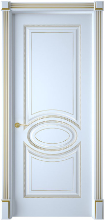 Дверь межкомнатная Верона 4 эмаль и лак эмаль белая глухая