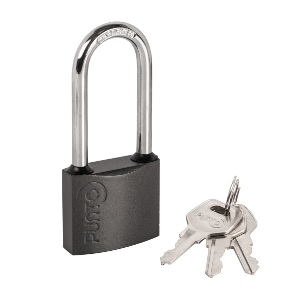 Замок Punto (Пунто) навесной PK-0150 L 3 key англ.ключ.