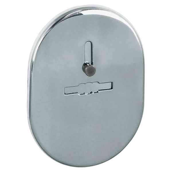 Накладка Fuaro (Фуаро) на сувальдный замок ESC.S-lift.SF/OV.476 (ESC 476) с шторкой СР хром