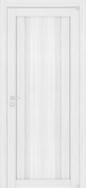 Дверь межкомнатная LIGHT 2190 экошпон шоко велюр остекленная 600x2000 Белый