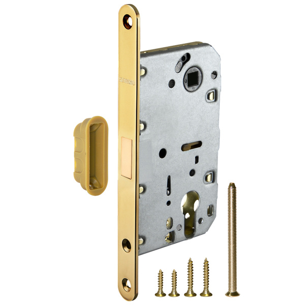 Корпус Fuaro (Фуаро) врезного замка MAGNM85C-50 (M85C-50) GOLD-24 золото 24K