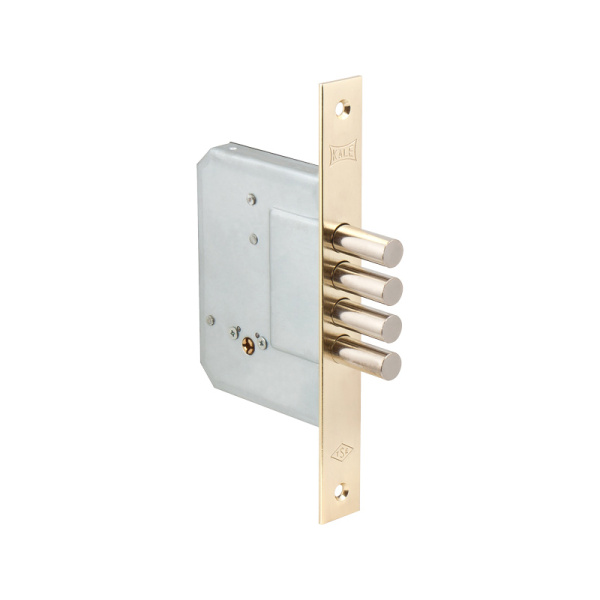 Замок Kale kilit (Кале килит) врезной крестообразный 189/4MF (52 mm) (латунь), 5 кл.