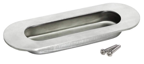 Ручка для раздвижных дверей MHS120 SS, цвет матовая сталь, ЦАМ