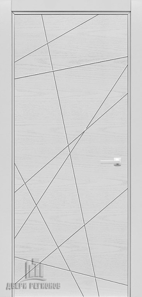 Дверь межкомнатная S9 натуральный шпон 600x2000 Eko Belaya