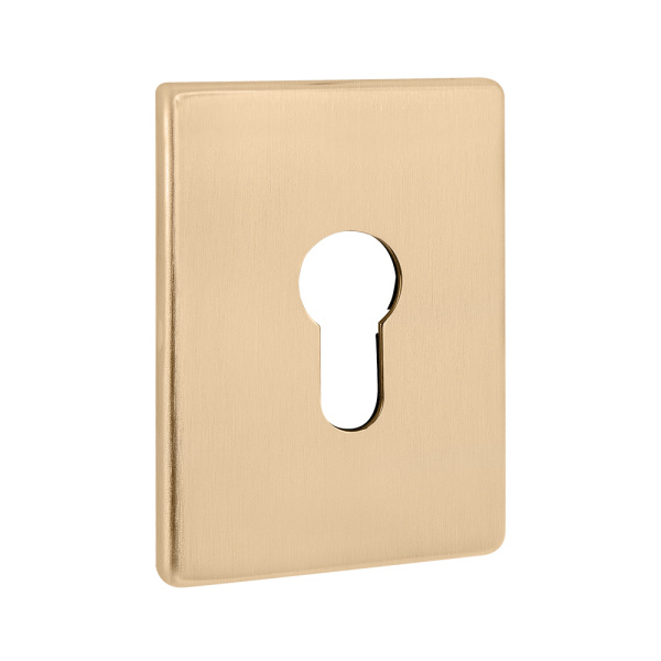 Накладка Fuaro (Фуаро) на цилиндр ESC.C.RL/K.486 (ESC 486-C RL) SSG сатинированное золото