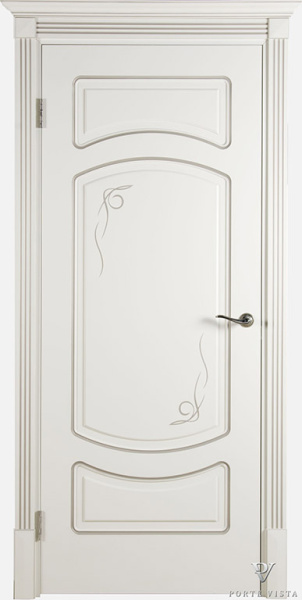 Дверь межкомнатная Валенсия 3 натуральный шпон эмаль все цвета глухая 600x2000 3 Emal