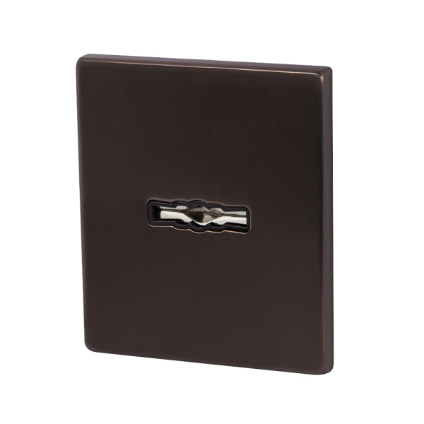 Накладка Armadillo (Армадилло) на сувальдный замок ESC.S-auto.USS/K (PS Protector/USS) BPVD вороненый никель