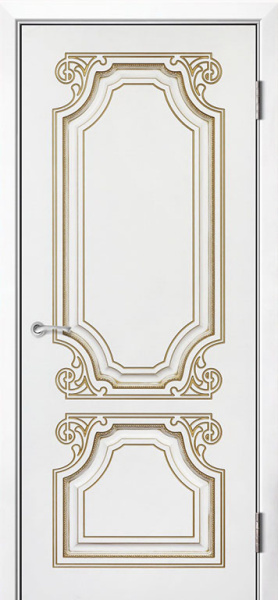 Дверь межкомнатная Каталония эмаль и лак эмаль белая глухая 600x2000 Emal Belaya