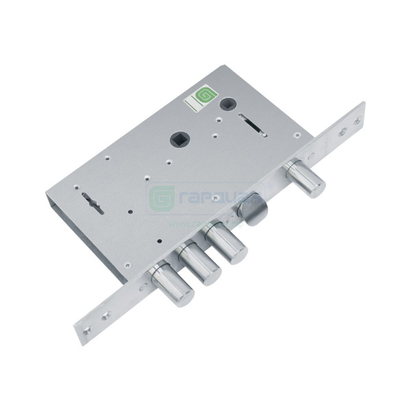 Замок Guardian (Гардиан) врезной сувальдный с задвижкой и защёлкой ЗВ 30.12, 4 кл.(длинный кл. 59 мм) /123:138/