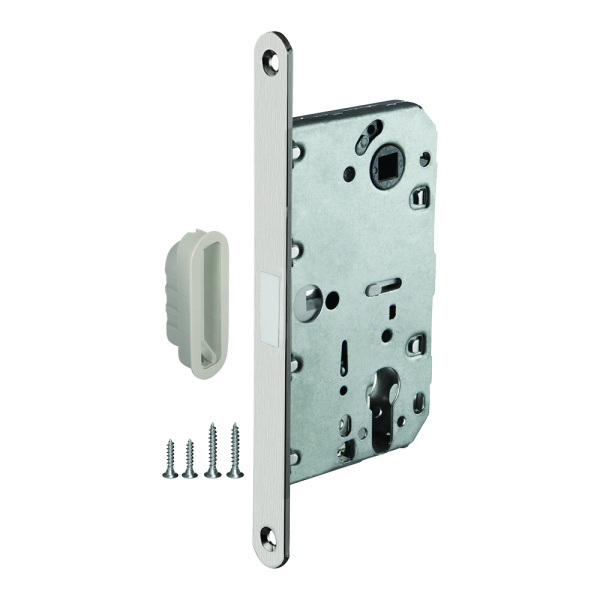 Корпус Ajax (Аякс) врезного замка с защелкой MAGNLN85-50 SN мат.никель