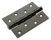 Петля карточная универсальная MS 100X70X2.5-4BB BL, врезная, цвет черный, сталь