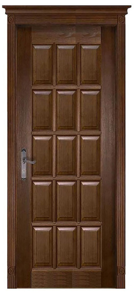 Дверь межкомнатная Лондон 2 массив эмаль белая 600x2000 2 Antichnyy