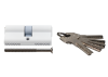 Ключевой цилиндр высокой секретности HS 60C W (60мм), цвет - белый