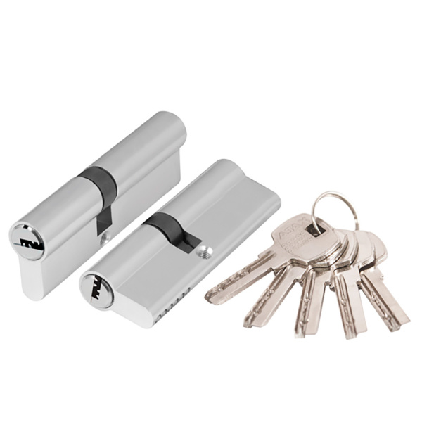 Цилиндровый Ajax (Аякс) механизм (AX200/80) AX2000Key80 (35+10+35) CP хром