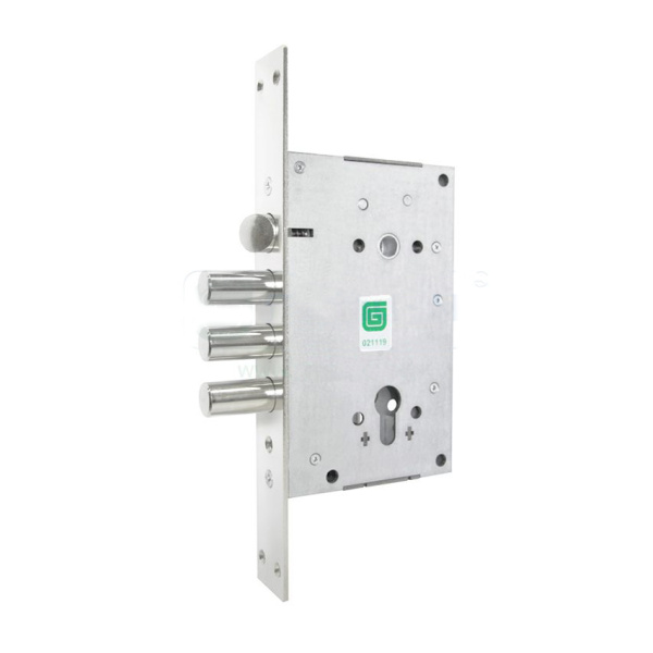 Корпус Guardian (Гардиан) врезного замка с защёлкой ЗВ 102.11 Т /128:7066/