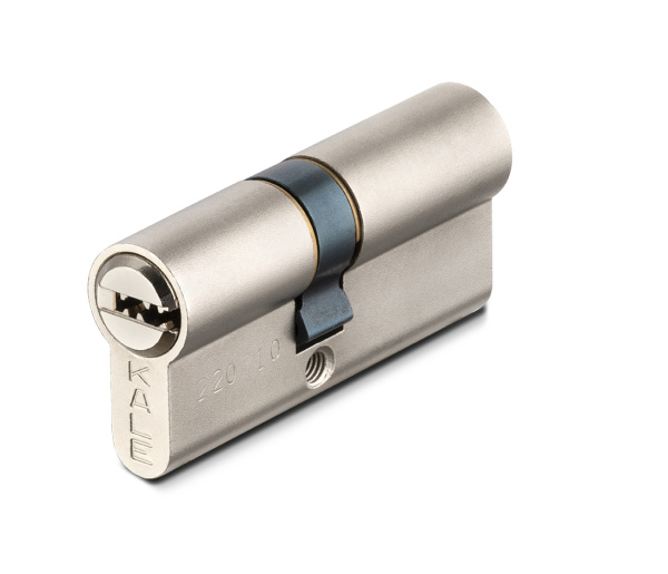 Цилиндровый Kale kilit (Кале килит) механизм 164 SN/90 (40+10+40) mm никель 5 кл.