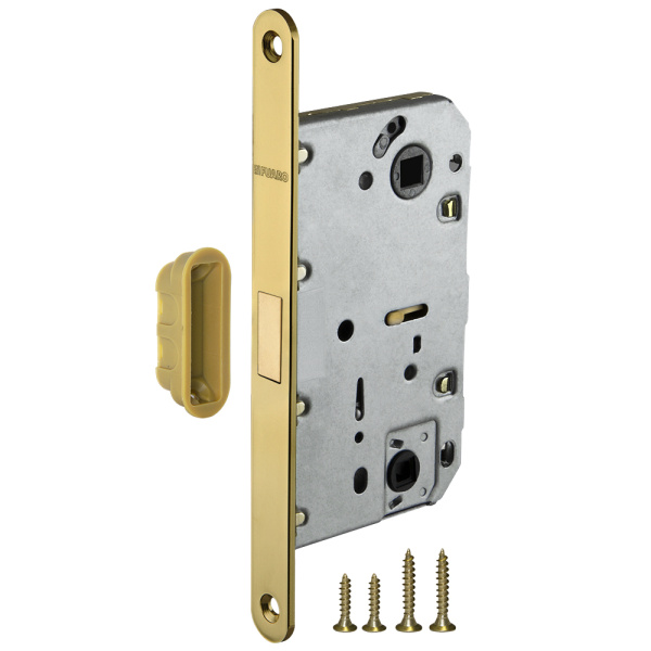 Защелка Fuaro (Фуаро) врезная MAGNM96WC-50 (M96WC-50) GOLD-24 золото 24K