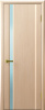 Дверь межкомнатная Техно 1 натуральный шпон беленый дуб остекленная
