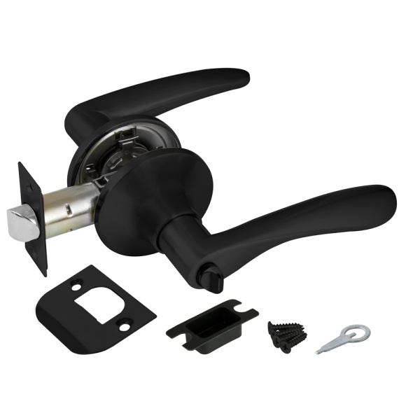 Ручка Punto (Пунто) защелка DK620 BL-BK (6020 BL-B) (фик.) черный