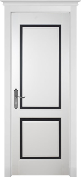 Дверь межкомнатная София массив 600x2000 Emal Belaya