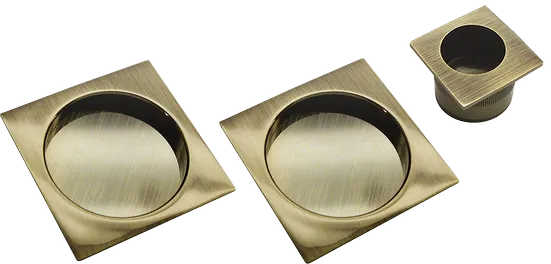 Ручка для раздвижных дверей MHS-2 AB, цвет античная бронза, ЦАМ