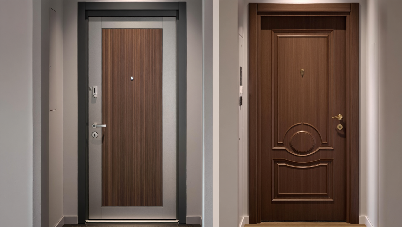 Сравнение материалов входных дверей: металл, массив, комбинированные решения Сравнение материалов входных дверей: металл, массив, комбинированные решения