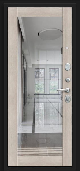 Металлическая дверь Флэт Kale Almon 28/Cappuccino Veralinga