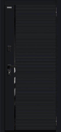 Металлическая дверь Лайнер/SBlack Black Shell/White Silk