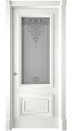 Дверь межкомнатная Палермо эмаль и лак 600x2000 Emal Belaya
