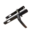 Ручки на планке V1-85DG (темно-серый RAL 7024)