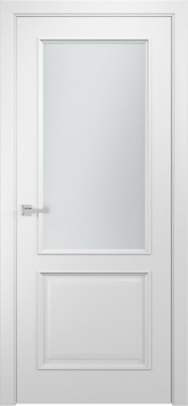 Модель Вита (стекло, 900x2000) Белая эмаль Со стеклом 900х2000