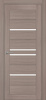 Дверь межкомнатная Модель 24 экошпон эко белый остекленная 900x2000 Серый
