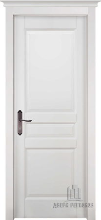 Дверь межкомнатная Гармония массив эмаль белая глухая