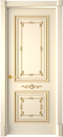 Дверь межкомнатная Багет 31 эмаль и лак эмаль белая 600x2000 31 Emal