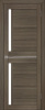 Дверь межкомнатная LIGHT 2121 экошпон серый велюр остекленная 800x2000 2121 Velyur