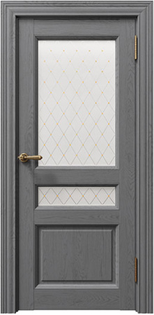 Дверь межкомнатная Соренто (Sorrento) 80014 покрытие soft touch кремовый soft touch остекленная золото 600x2000 80014 Atratsit